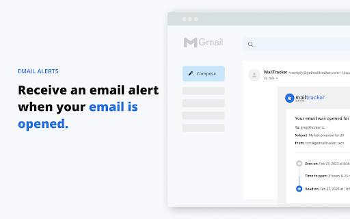 MailTracker: Email tracker for Gmail