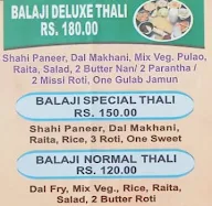 Balaji Restaurant menu 2