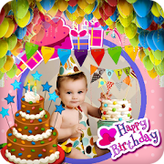 Birthday Photo Maker  Icon