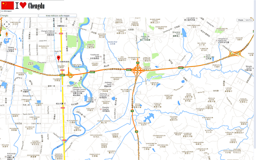 Chengdu map