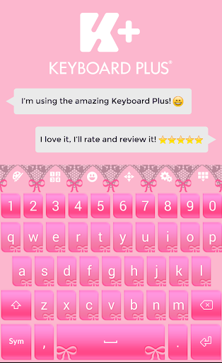 Pink Bow Keyboard