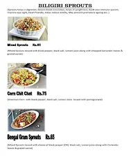 Biligiri Sprouts menu 2