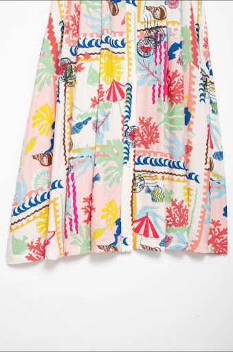 Title 16, Womens Summer Printed Top with Patchwork and C...