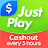 JustPlay: Earn Money or Donate icon