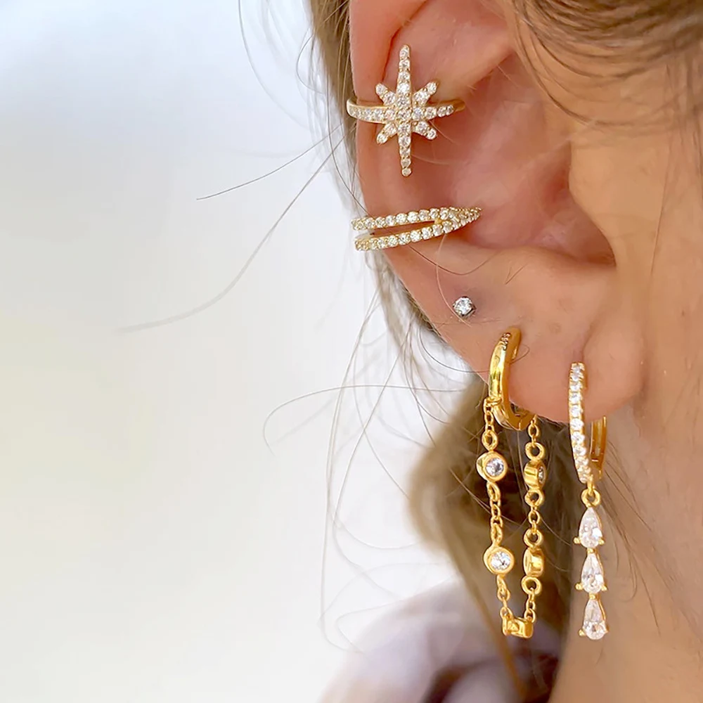 Title 3, Boucles doreilles femme More Than Zircon en fo...