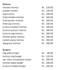 Snack Zilla's menu 1