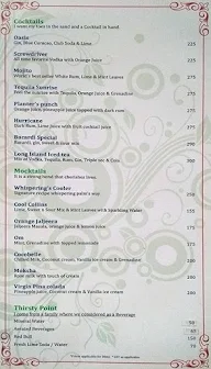 The Bar menu 2