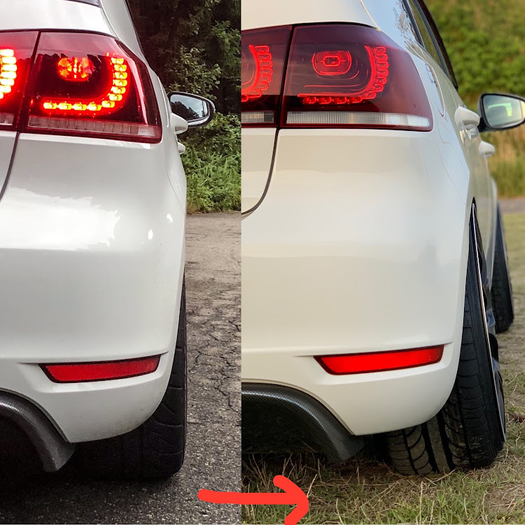 ゴルフ6 GTIの令和初いじり・ゴルフ(ハッチバック)・車高調整・ホイール交換・タイヤ交換に関するカスタム事例の投稿画像3枚目