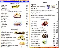 Royals Kitchen menu 2