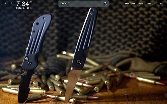 Knife Wallpapers Theme New Tab