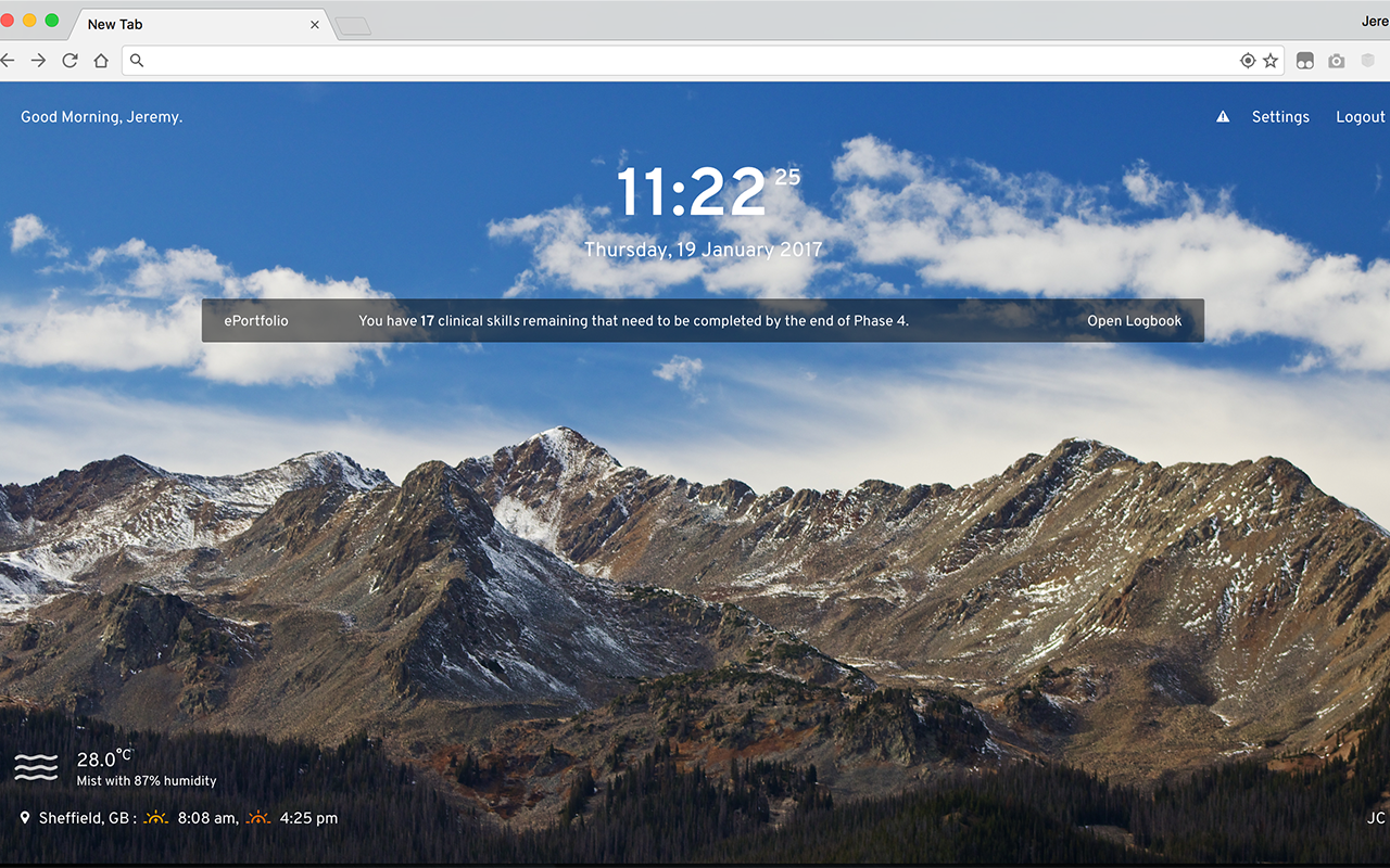 Athena New Tab Extension Preview image 2