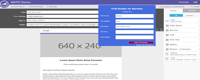 UTM Builder for Marketo marquee promo image