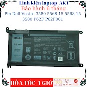 Pin Laptop Dell Vostro 3580 5568 15 5568 15 3580 P62F P62F001 - Pin Wdxor - 42Wh