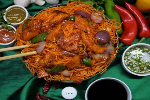 Chaap Chowmein {Desi Style}