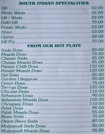 Krishna Murari menu 