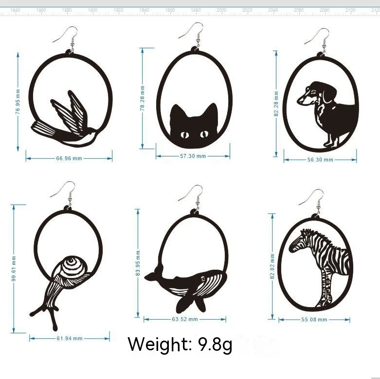 Title 1, Boucles doreilles pendantes acryliques rondes ...