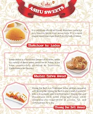 Ashu Sweets And Bakers menu 6