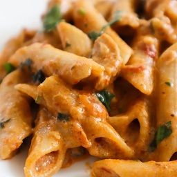 Pesto Chicken & Mushroom Penne