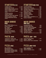 Just BLR ARENA menu 2