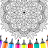 Mandala Coloring Game Adults icon