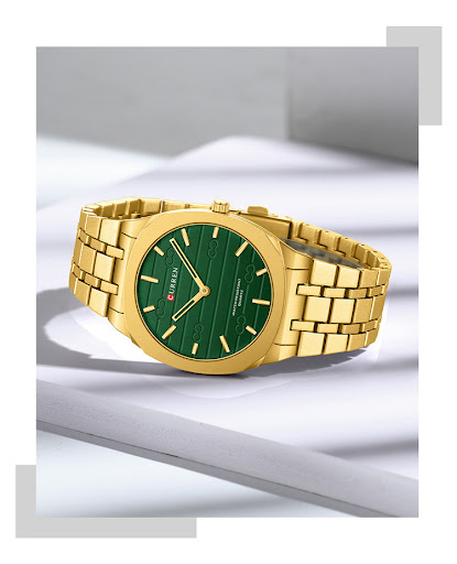 Title 4, Steel Watch Simple Calendar Large Dial Ultra-th...
