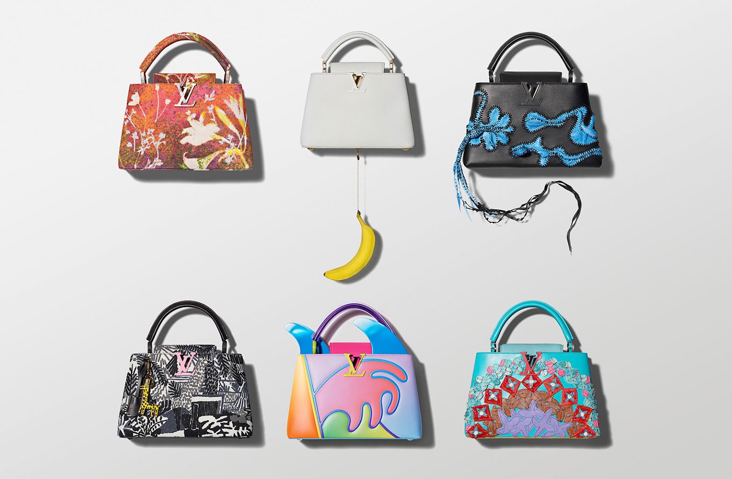 Fascinating Louis Vuitton Capucines Bags Become Artists' Canvas