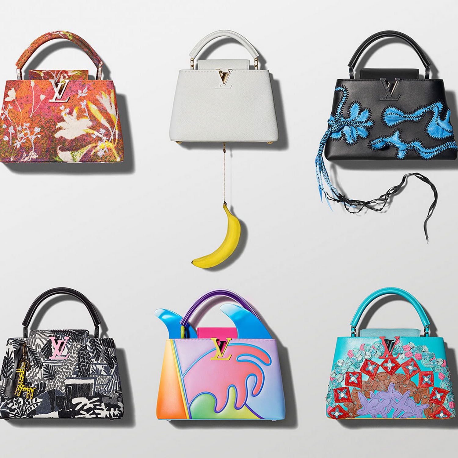 Fascinating Louis Vuitton Capucines Bags Become Artists' Canvas