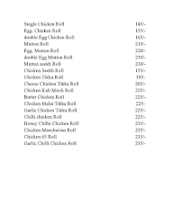 Momos Factory menu 8