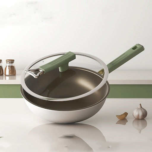 Title 5, Non-coated Non-stick Pan for Household Use Heal...