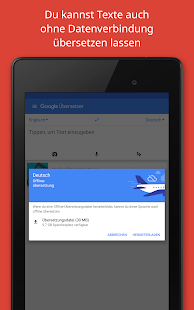 Google Übersetzer Screenshot