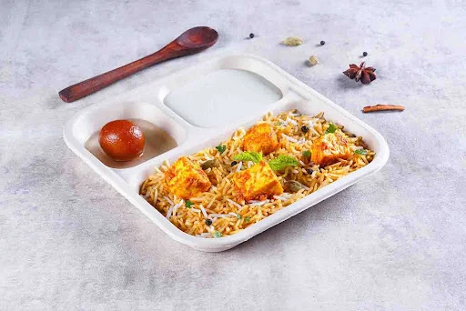 Hyderabadi Paneer Biryani Mini-Thali (Meal)