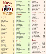 Dream Puff menu 3