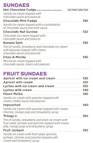 Corner House Ice Cream menu 3