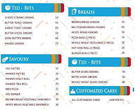 O Cakes menu 6