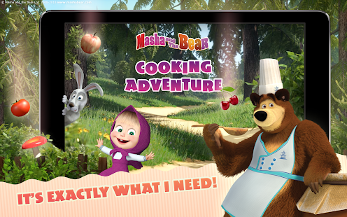  Masha and the Bear Child Games: Cooking Adventure- 스크린샷 미리보기 이미지  