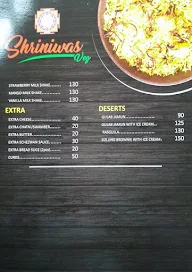 Shriniwas Veg menu 4