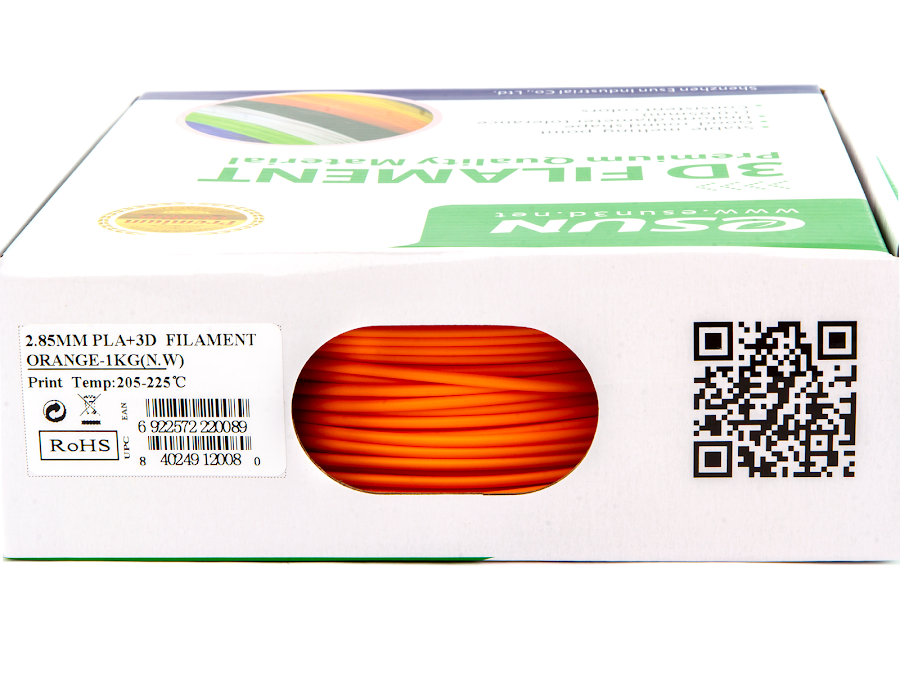 eSUN Orange PLA+ Filament - 2.85mm (1kg)