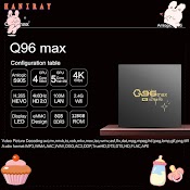 Haniray Bộ Tv Box Q96 Max 4K H.265 Lõi Tứ 2022 Android 11 8Gb+128Gb 2.4G Wifi Amlogic S905L Và Phụ Kiện