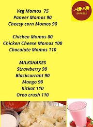 Momo Express menu 1