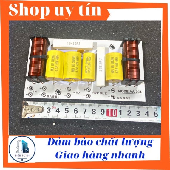 Mạch Phân Tần Loa 4 Đường Tiếng 2 Bass 1 Trung 1 Trép Dây Đồng Lớn ( 1 Mạch)