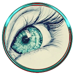 Cover Image of ダウンロード realistic eyes drawing 2.0.0 APK