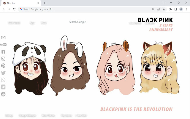 Blackpink Chibi Wallpaper