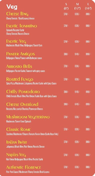 Pizzomore menu 2