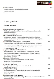 Mosaic - Crowne Plaza Greater menu 7