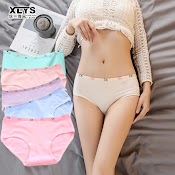 Quần Lót Cotton Xinlanyashe Màu Kẹo Ngọt Ngào Dễ Thương Chất Lượng Cao Thời Trang Cho Nữ