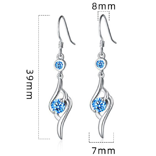 Title 1, Simple Tassel Foot Silver Earrings – Lightweigh...