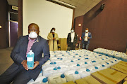 UDM leader Bantu Holomisa on Monday handed over  R702,000 worth of personal protective equipment.