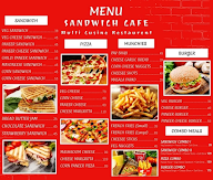 Sandwich Cafe menu 1