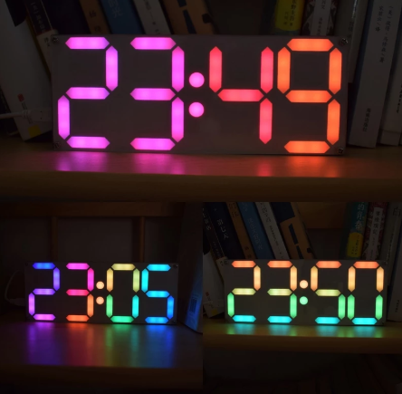 Title 2, Clock DIY Kit RainbowDigitalTube Build your own...