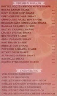 Blends Juice Cafe menu 1